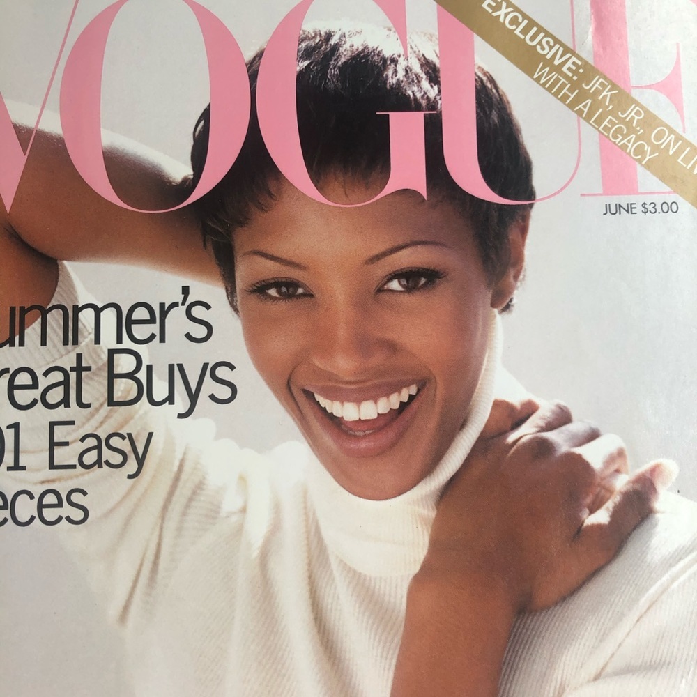 Vogue JUNE 1993 NAOMI CAMPBELL Like New - Picture 5 of 8